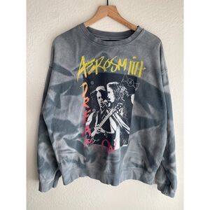 Aerosmith Dream On Tie Dye Rhinestone Sweatshirt Medium Goodie Two Sleeves